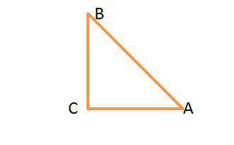 En el triángulo de la figura rectángulo en C, con catetos a=20cm y b=15cm.Hallar la hipotenusa, el