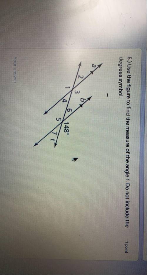 (Please help) use the figure to find the measure of angle 1....