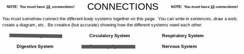There has to be 10 connections..