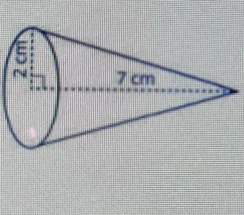 calculate the volume of each cone. Use 3.14 for π. Round the answer to the nearest hundredth is nec