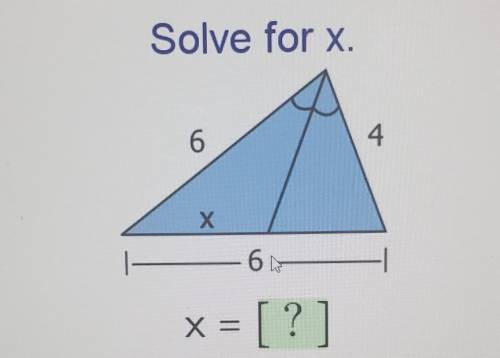 Solve for x. Thanks is advance.​