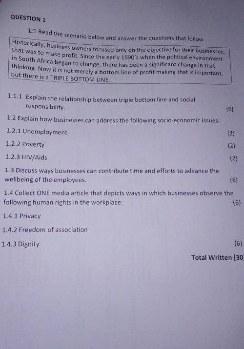 Can someone please help me this is business studies grd12​