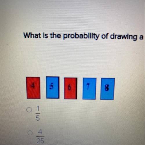 Base your answer to the question on the diagram shown below.

What is the probability of drawing a