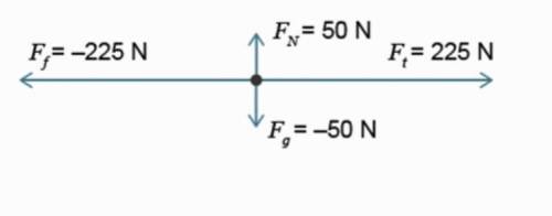 Calculating Net Force:

Using the free-body diagram, calculate the net force acting on the diagram