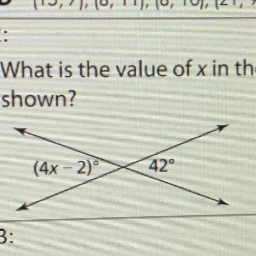 What is the value of X in the figure show
