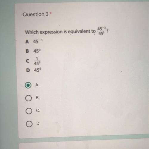 Help me please which expression is equal