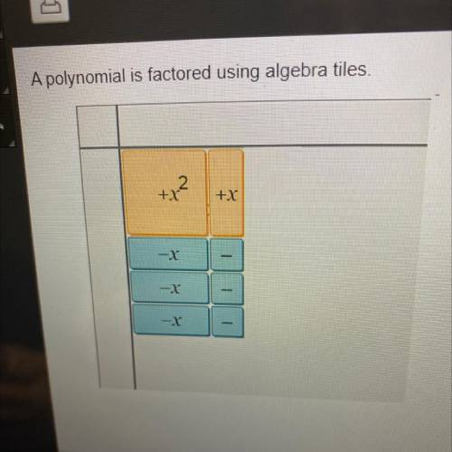 What are the factors of the polynomial?

O (x - 1) and (x + 3)
O (x + 1) and (x - 3)
O (x - 2) and