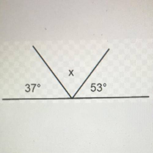 Find the Value of x :