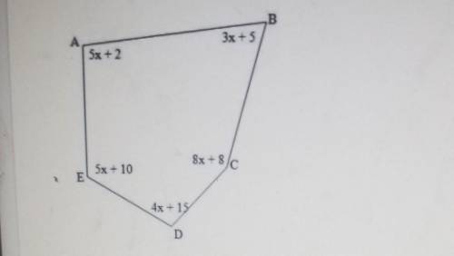 What is the sum of the interior angles? Solve for x.​