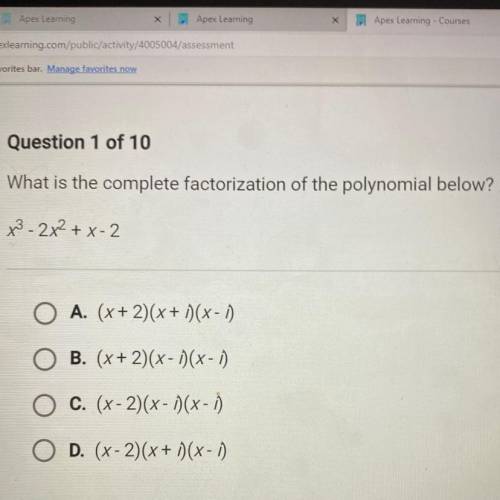 PLEASE HELP! ASAP

What is the complete factorization of the polynomial below (look at picture I p