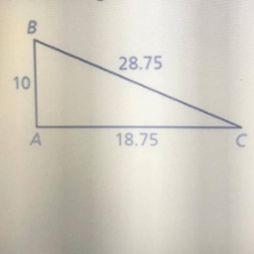 8. IS AABC a right triangle? Explain.
