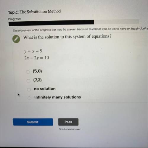 What is the solution to this system of equations?