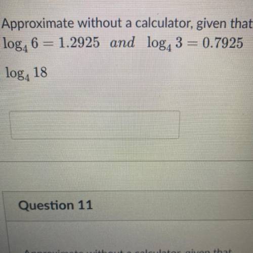 Properties of Logarithms pls help me with this?