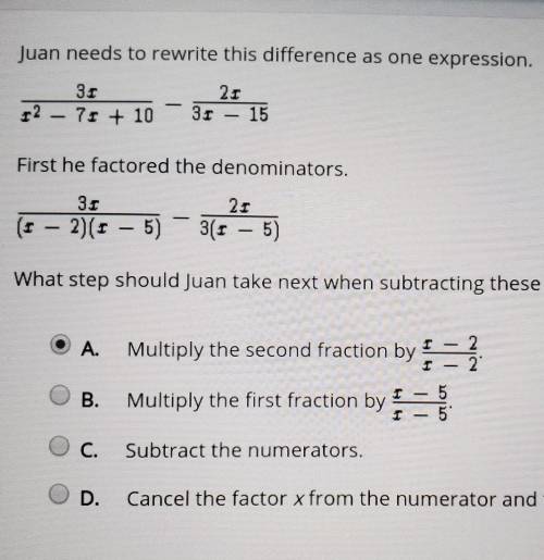 HELP SUMMER ALGEBRA 2! the rest of the answer d is numerator and denominator of both fractions​
