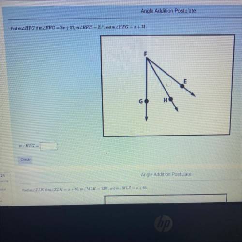 Find the angle for this problem