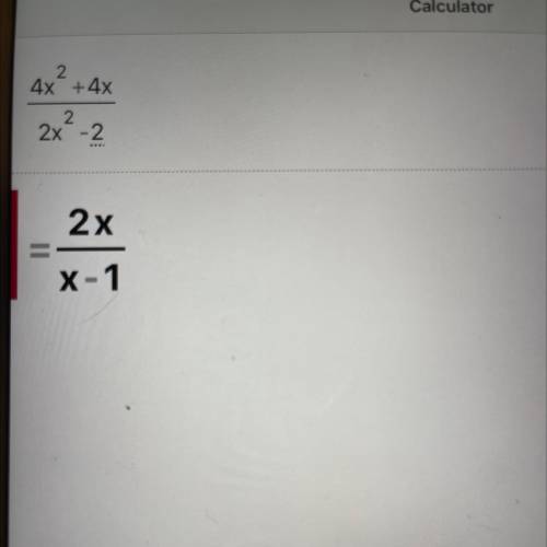 Simplify fully
4x^2+ 4x
2x^2-2