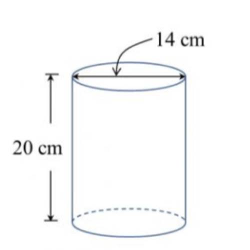 PLS HELP! I NEED TO FIND THE SURFACE AREA OF THIS CYLINDER!

PLS PROVIDE A STEP BY STEP EXPLANATIO