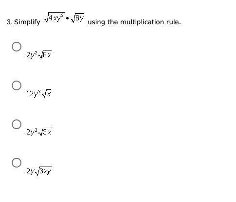 Simplify using the multiplication rule.