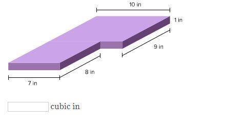 The figure below is made of 2 rectangular prisms.What is the volume of this figure?