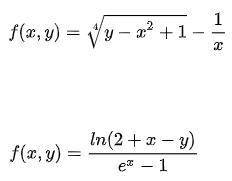 Anyone know how to ask this question? Determine, describe and graph the domain of functions: