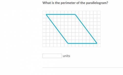 PLEASE HELP I WILL MAKE YOUR ANSWER THE BRAINLIEST perimeter of the parallelogram