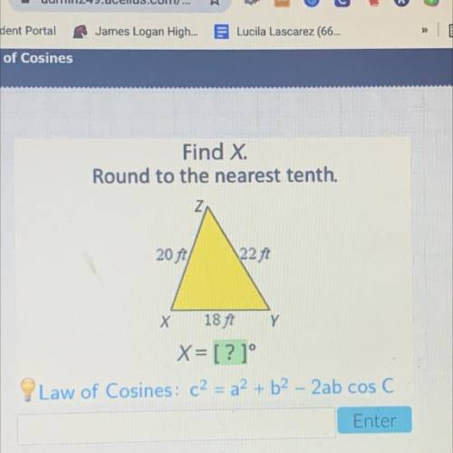 WHAT DOES x equal ????