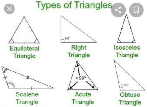 How many types of triangles are there?​
