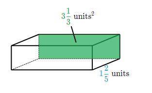 What is the volume of the following rectangular prism? (please help)