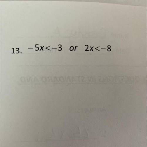 Solve the equations and graph the solution