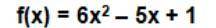 1ª QUESTÃO) (IFS – 2013) A parábola representada pela função abaixo, corta o eixo das abscissas nos