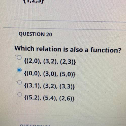 Question 20 only plz and thanks