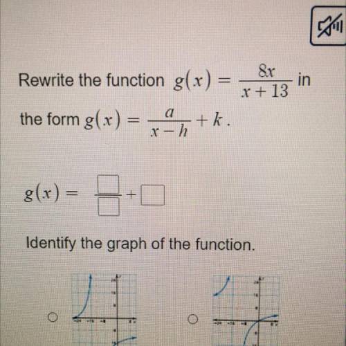 Please help with the first part of the question! Rewrite the function