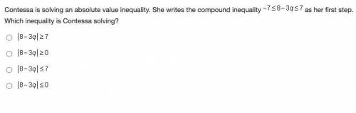 Which inequality is Contessa solving?