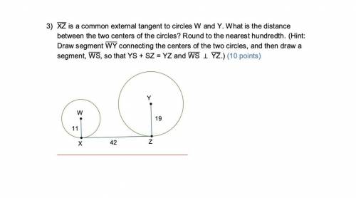 WILL MARK BRAINLIEST
Please help solve problems with common tangents.