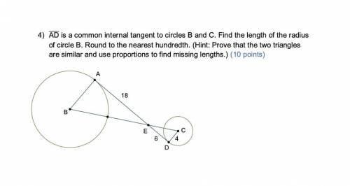 WILL MARK BRAINLIEST
Please help solve problems with common tangents. 
Thank you.