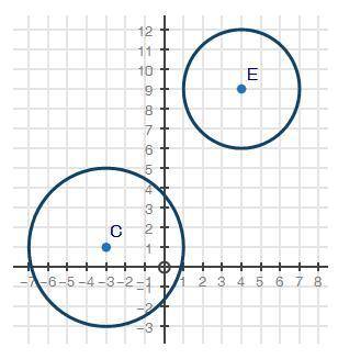(09.01 HC)
Prove that the two circles shown below are similar. (10 points)