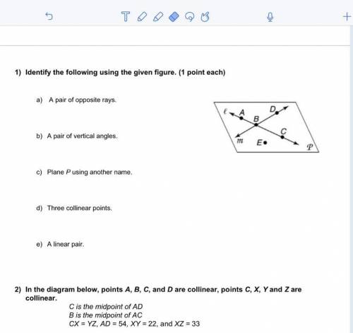Can someone help with my geometry please. (Ignore 2)