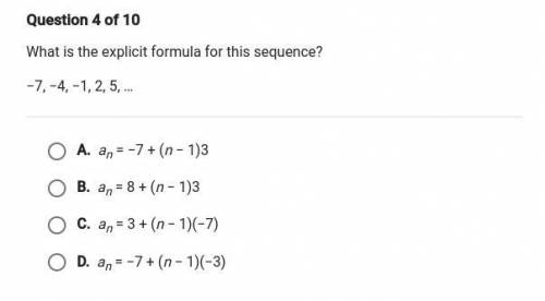 What is the explicit formula for this sequence