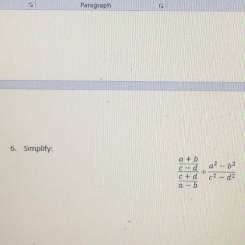 Simplify this math problem plz show your work