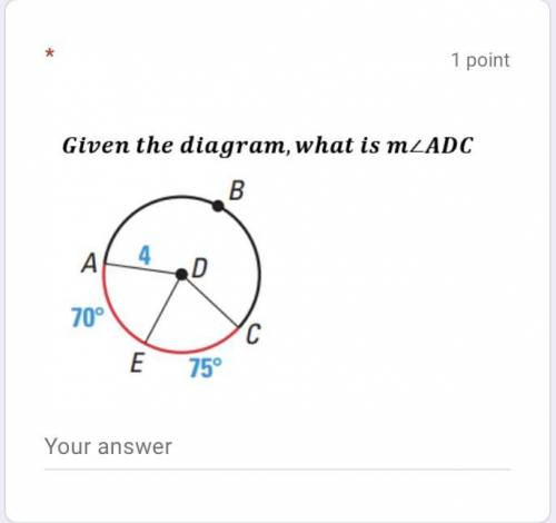 Given the diagram, what is m