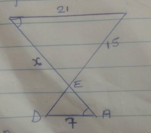 Calculate the value of X in the diagram​