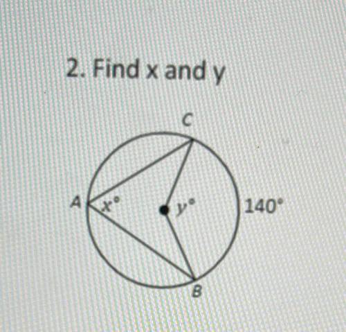 Find x and y
Help me please