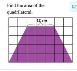 Find the area of the quadrilateral.