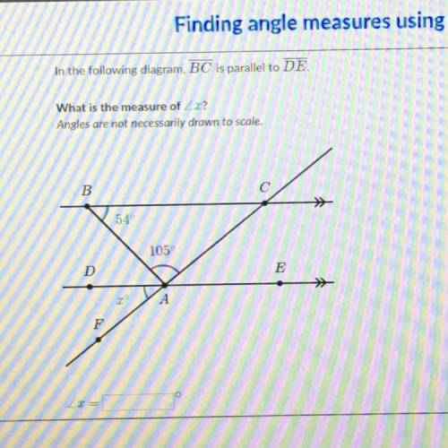 Please help me find the measure of x!?!!