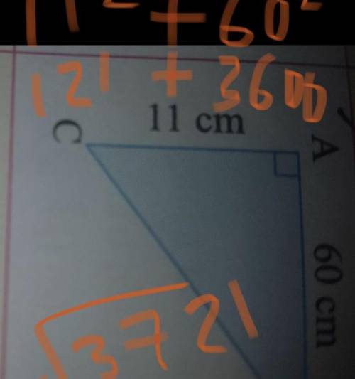 From the given figures, find the length of unknowns sides of Pythagorean theorem. (In solution)​