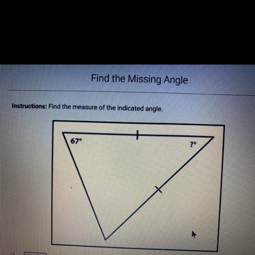 Instructions: Find the measure of the missing angle using the Exterior Angle Sum
Theorem