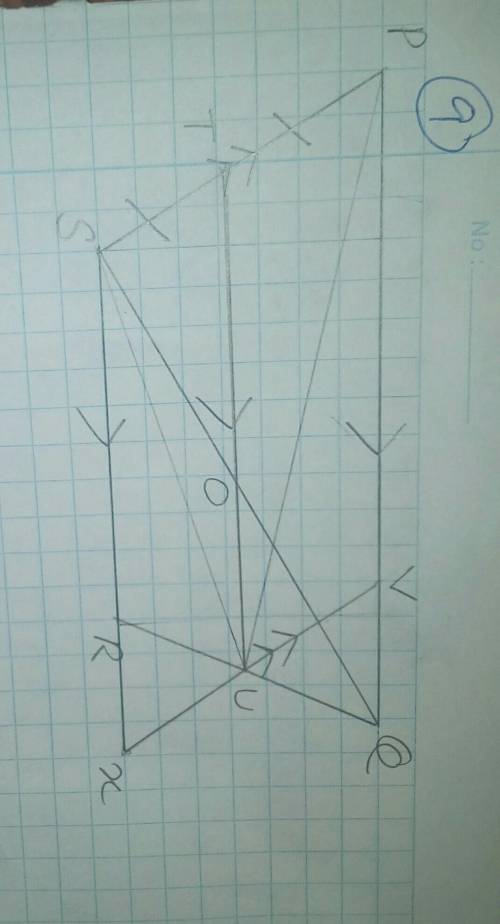 Show that,

1) TU = 1/2(PQ + SR)2) area of PQRS = 2 PSU triangle ( area ) ​Please help !!!UrgentNe