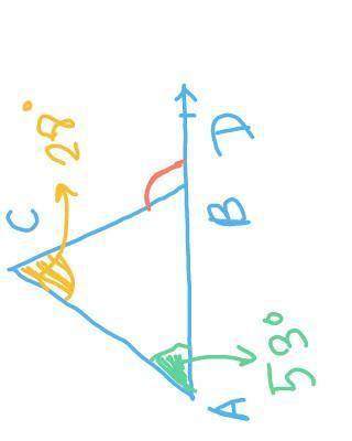 In a triangle ABC, angle BAC = 53° and angle ACB = 28°. If AB is produced to D, find angle CBD.​