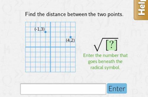 Acellus

Find the distance between the two points.
(-113)
(42)
✓ [?]
Enter the number that
goes be