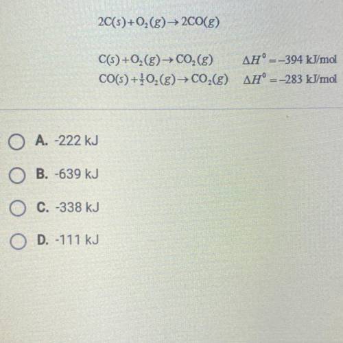 What is the change in enthalpy of the first reaction below, given the enthalpies of the other two r